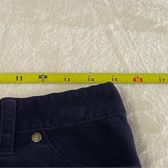 BROOKS BROTHERS / Navy Blue Corduroy Mini Skirt Size 8 - Picture 10 of 11